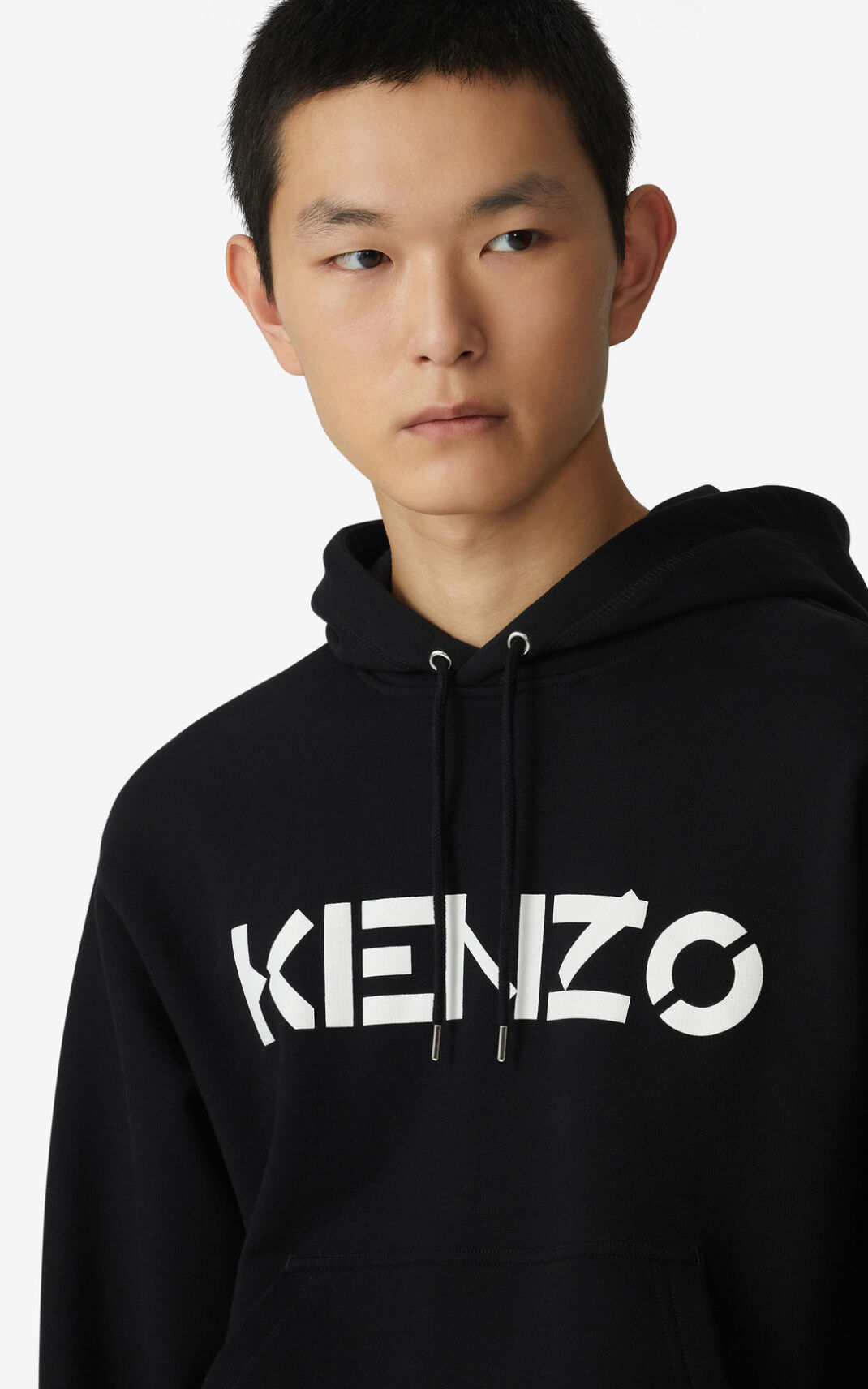 Moletom Kenzo Logo Masculino - Pretas | 842XNPKAF